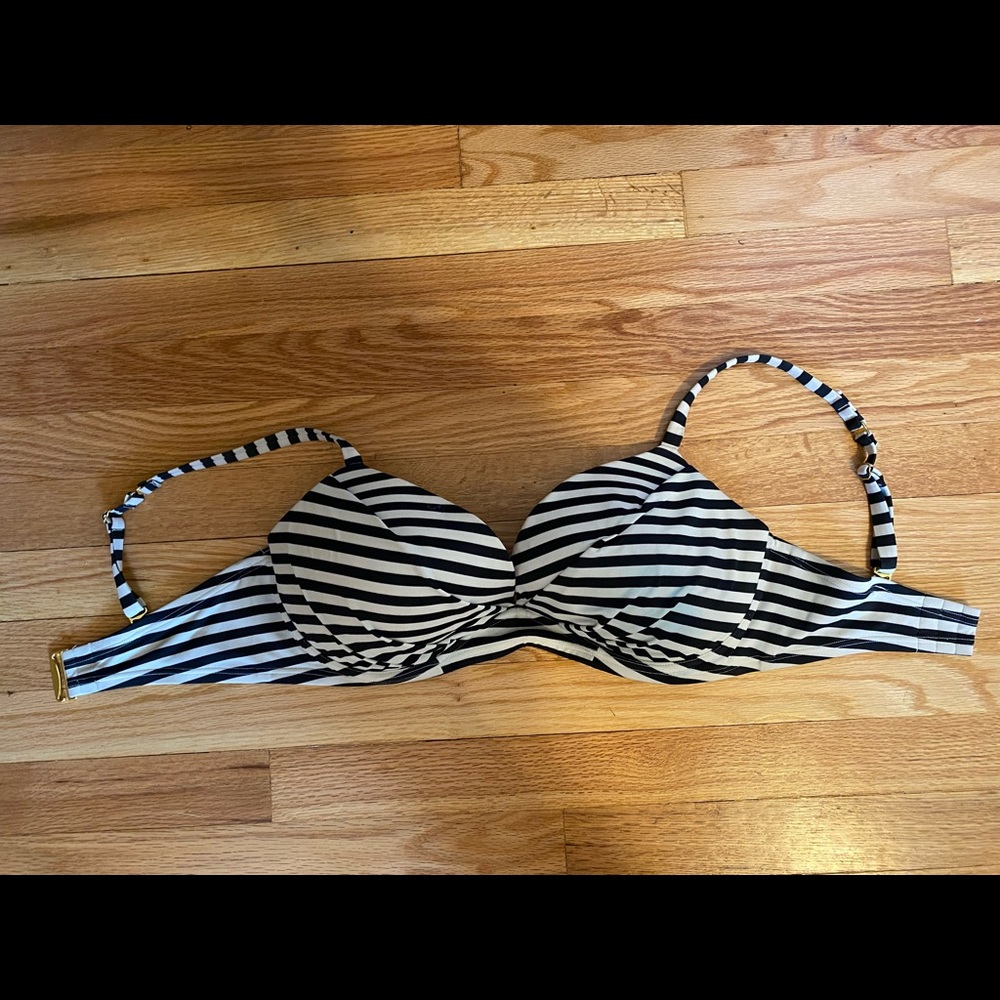 Striped bikini top -36DD